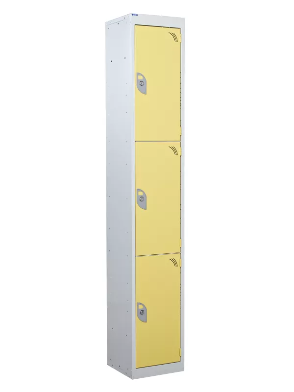 QMP Standard 3-Tier Lockers – Secure, Compact Storage with 3 Doors